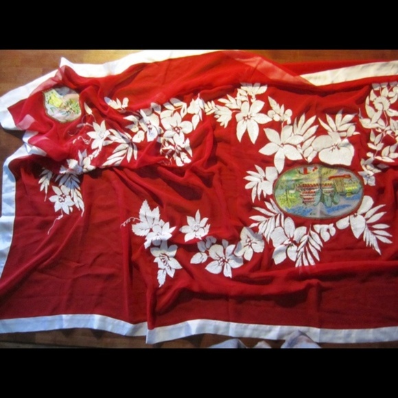 ETRO Scarf Silk Wrap Shawl Oversized - Picture 4 of 8